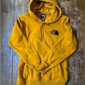 Womens the north face hoodie size small mustard